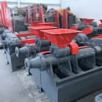 charcoal extruder machines in factory