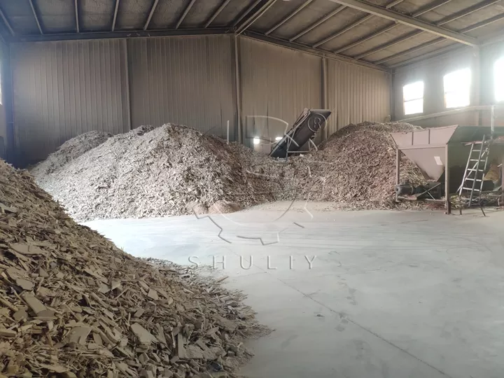raw materials for wood pallet press machine