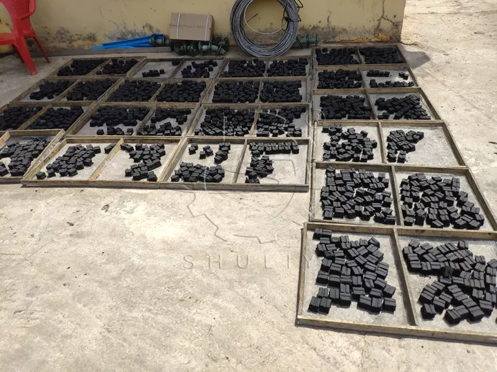 charcoal briquette production process