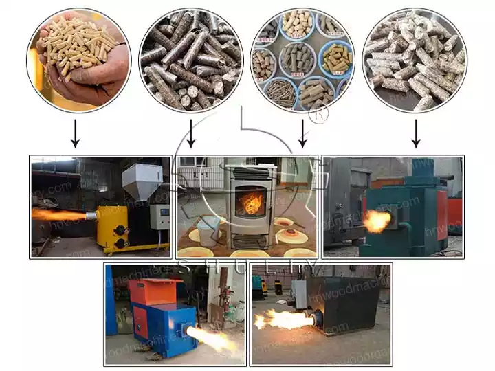 usage of the wood pellets