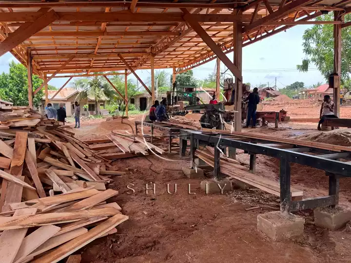 work site in Ghana