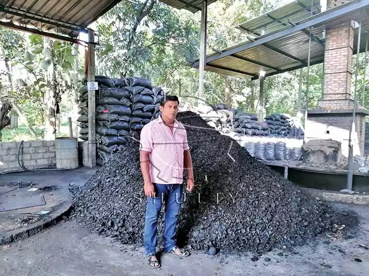 commentaires des clients commerciaux sur le charbon de noix de coco