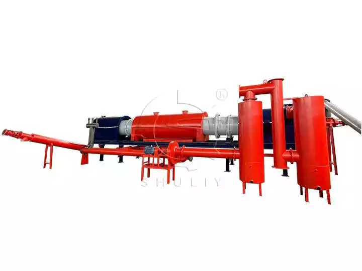 continuous carbonizing machine